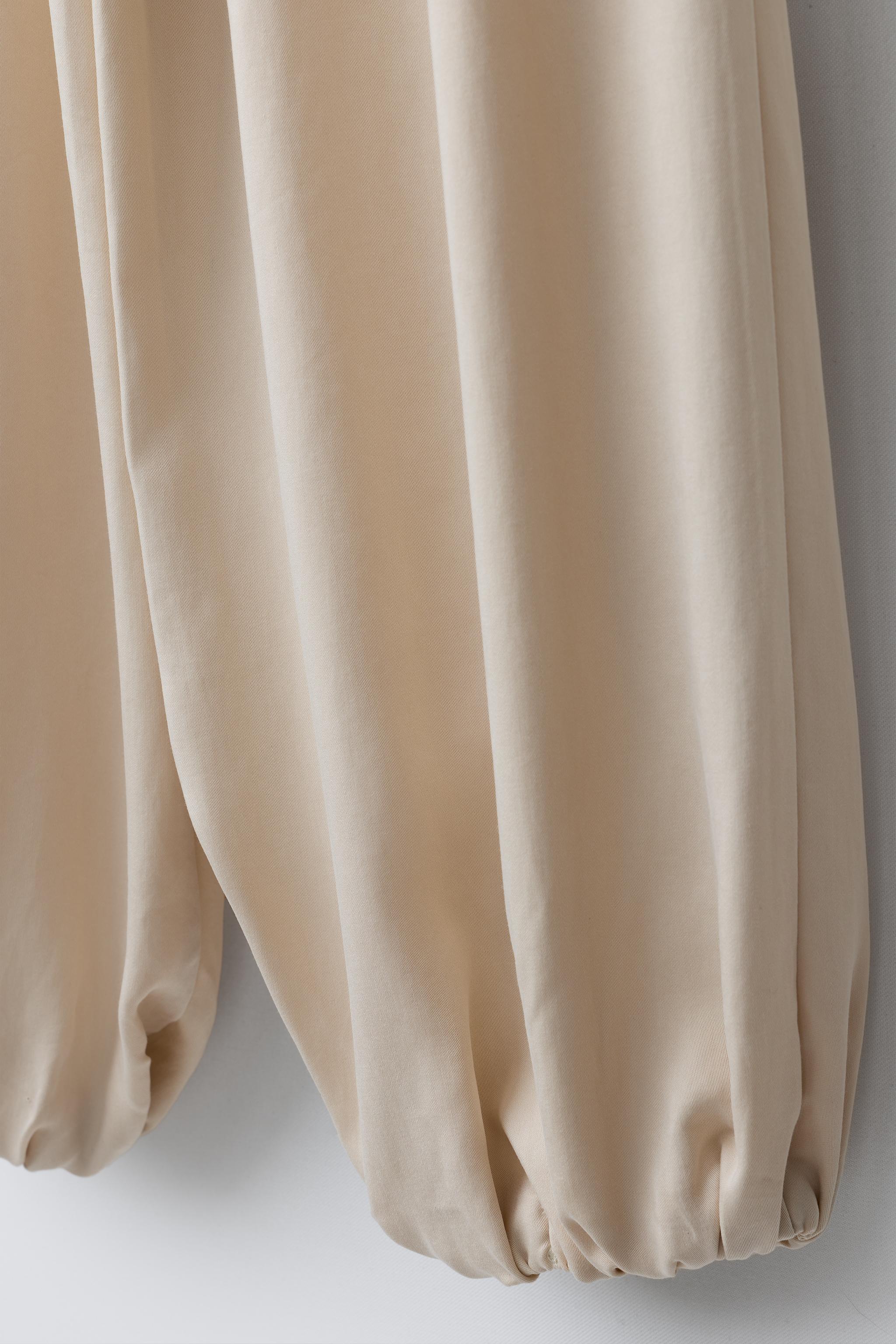 PANTALON BOMBACHO À PLIS